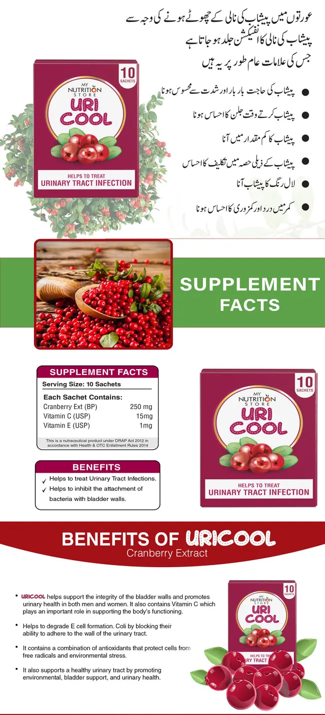 URICOOL benefits or facts details urdu and english